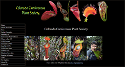 Desktop Screenshot of coloradocarnivorousplantsociety.com